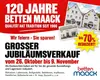 Großer Jubiläumsverkauf bei Betten Maack vom 27. Oktober bis 8. November